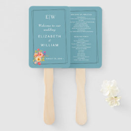 Rahmen mit Rose, Hochzeitstil auf Retroblau Fächer