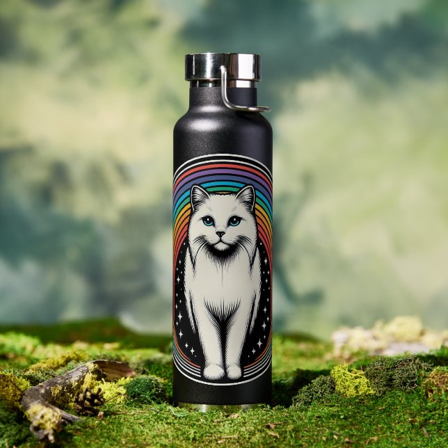 Raibow Cat Trinkflasche (Außenbereich)