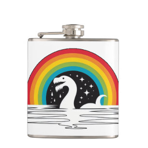 Raibow Sea Monster Flachmann