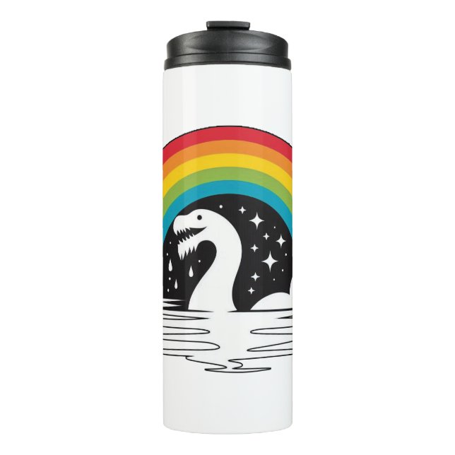 Raibow Sea Monster Thermosbecher (Vorderseite)