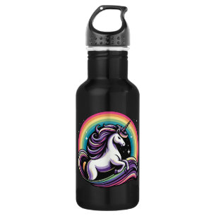 Raibow Unicorn Edelstahlflasche
