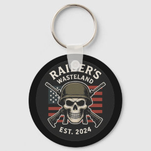 Raider’s Wasteland Logo Bester Server Schlüsselanh Schlüsselanhänger