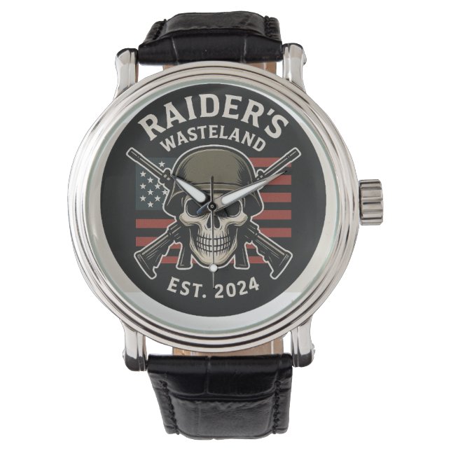 Raider’s Wasteland Official Logo Wristwatch Armbanduhr (Vorderseite)
