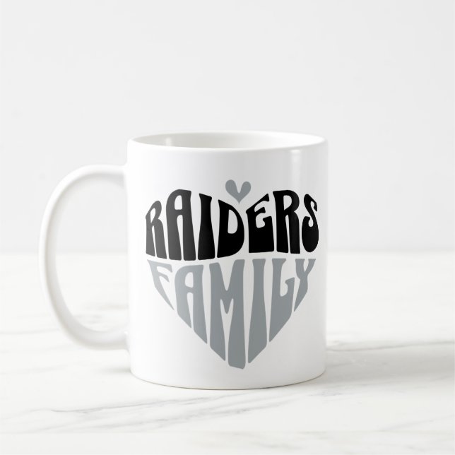 Raiders Family Fan-Geschenk Kaffeetasse (Links)
