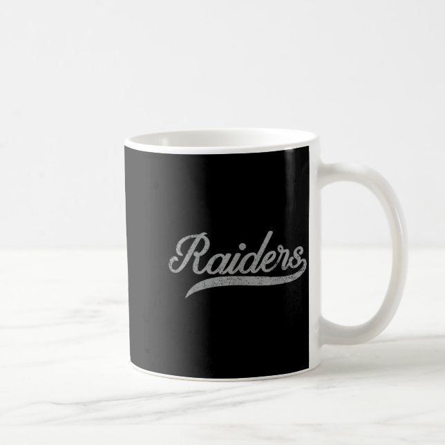 Raiders Name Usa Flag Gift Men Women Boy Girl  Kaffeetasse (Rechts)