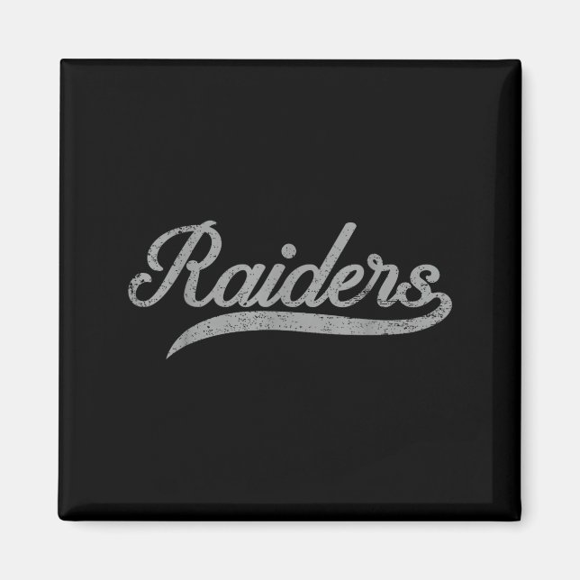 Raiders Name Usa Flag Gift Men Women Boy Girl  Magnet (Vorne)