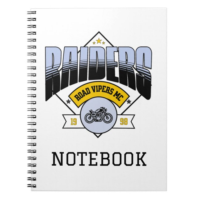 Raiders Road Vipers MC Notizblock (Vorderseite)