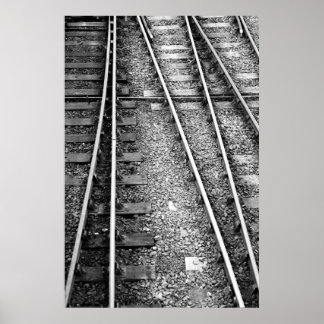 Rail track poster