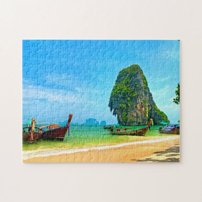 Railay Beach in Krabi, Thailand (Horizontal)