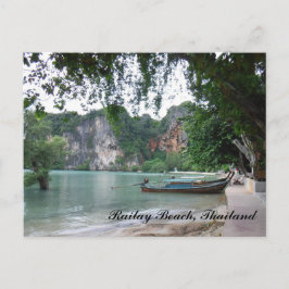 Railay Beach Long Schwanz Postkarte