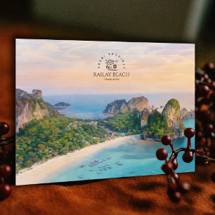 Railay Beach, Provinz Krabi, Thailand   Souvenir Postkarte