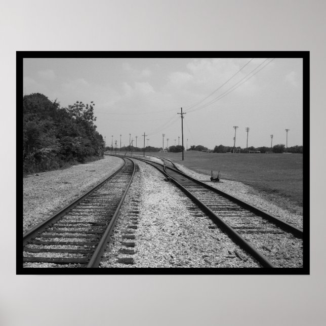 railroad tracks poster (Vorne)