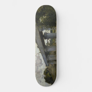 Railway Bridge at Argenteuil (Railroad) (by Monet) Skateboard