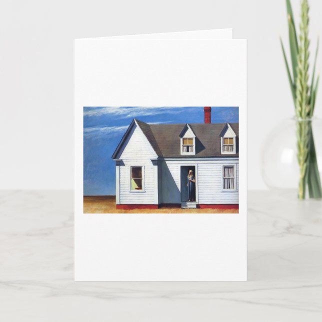 Railway Sunset - Edward Hopper Karte (Vorderseite)