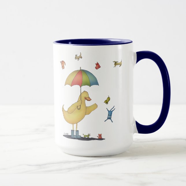 Rain Cats and Hogs Tasse (Rechts)