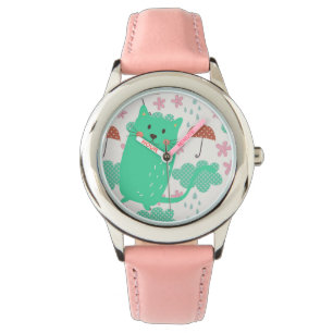 Rain Cats Armbanduhr