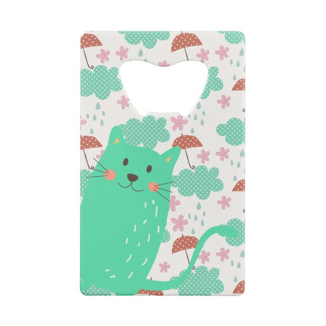 Rain Cats Geldbeutel Flaschenöffner (Rückseite)