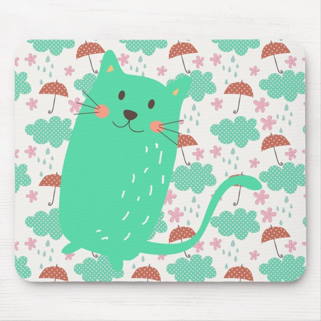 Rain Cats Mousepad (Vorne)