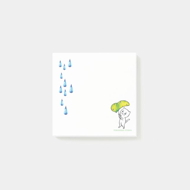 Rain drop post-it notes post-it klebezettel (Vorderseite)