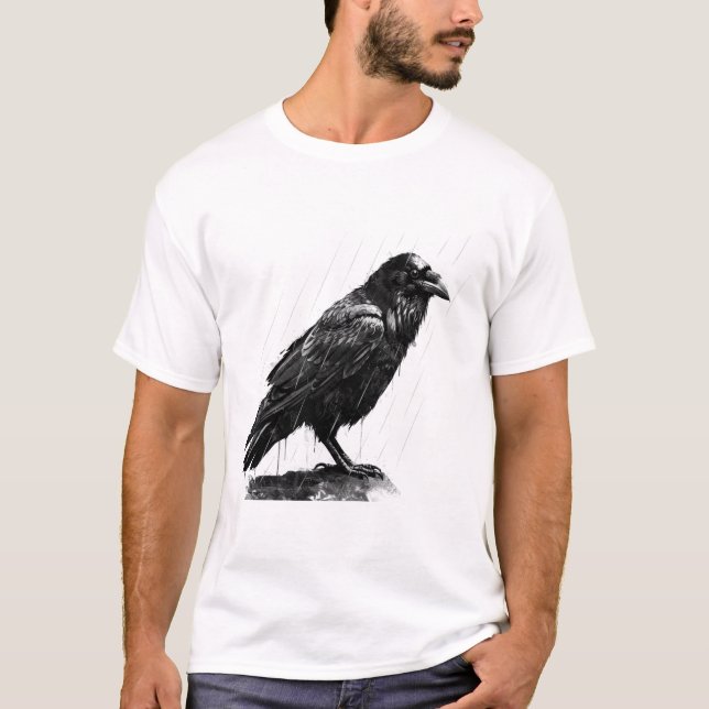 Rain flüstert, Raven's Weisheit T-Shirt (Vorderseite)