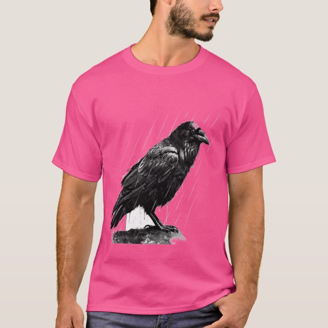 Rain flüstert, Raven's Weisheit T-Shirt (Vorderseite)