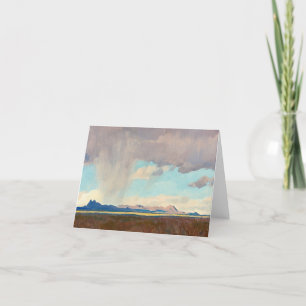 Rain for the Gulf by Maynard Dixon Dankeskarte