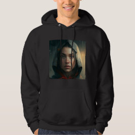 Rain hood girl hoodie