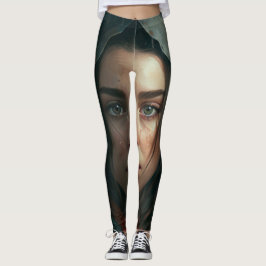Rain hood girl leggings