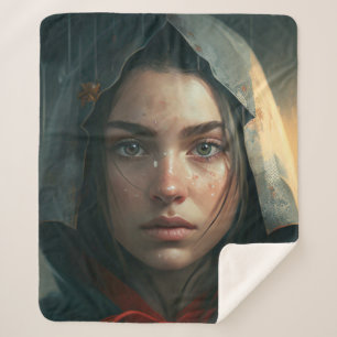 Rain hood girl sherpadecke