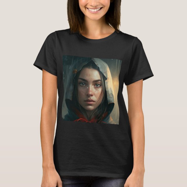 Rain hood girl T-Shirt (Vorderseite)