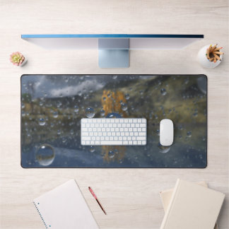 Rain in the Glen Desk Mat
