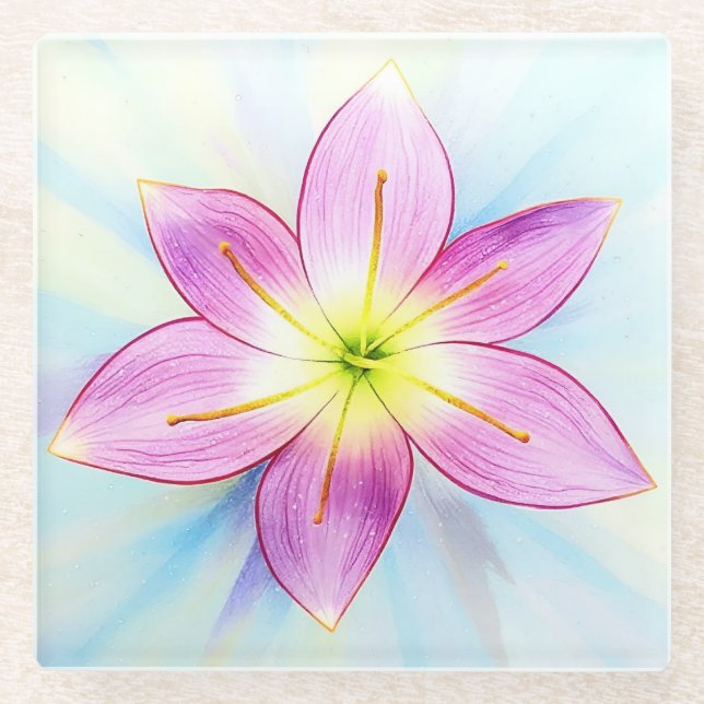 Rain Lily Untersetzer (Vorderseite)