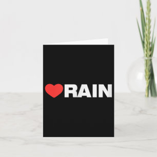 Rain Love - Wie das Herz Deines besten Lieblings_  Karte