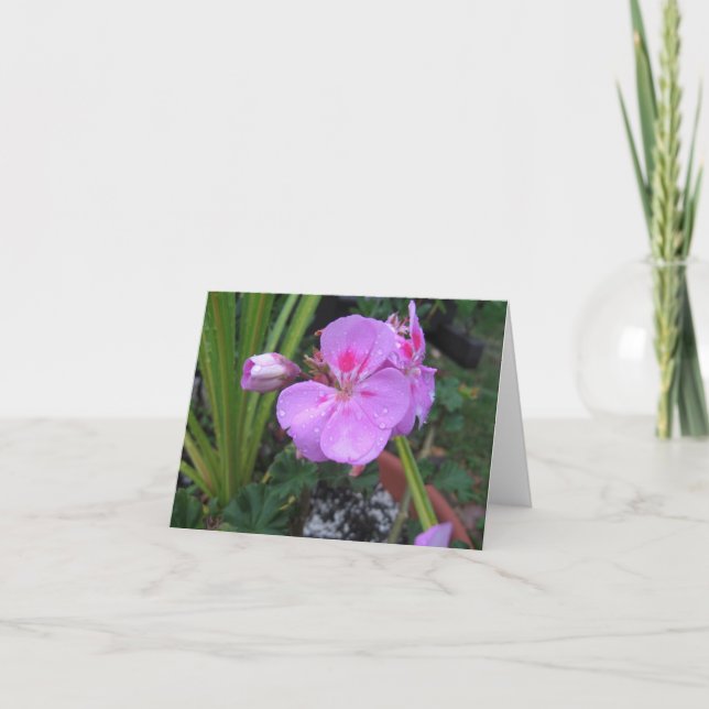 Rain - Notecard einführen Karte (Vorderseite)