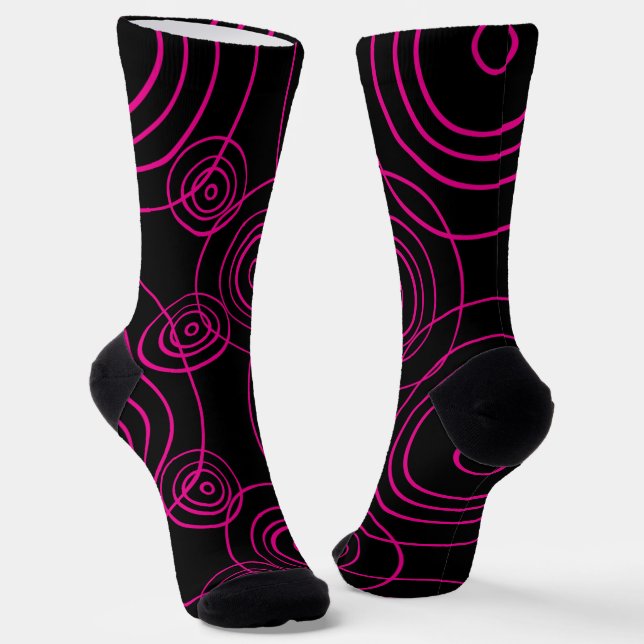 Rain Ripples Muster Socken (Gewinkelt)