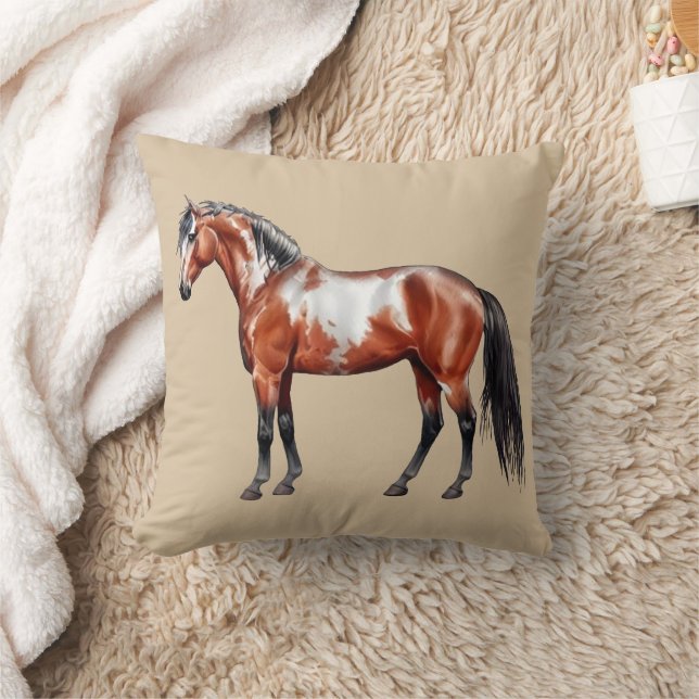 Rain Spirit - Pferd, stehend -  Kissen (Decke)
