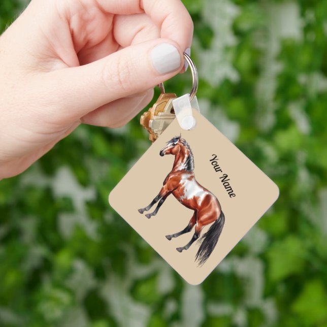 Rain Spirit - Pferd, stehend -  Schlüsselanhänger (Hand)