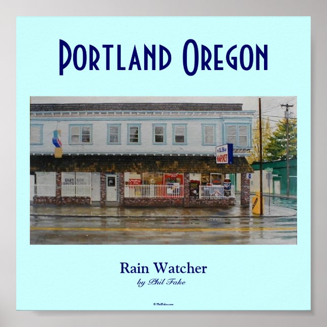 Rain Watcher-Plakat Poster (Vorne)