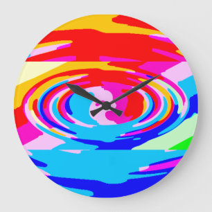 RAINBOLZEIT GROßE WANDUHR
