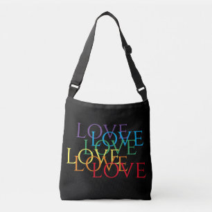 RAINBOUR LIEBE II Kreuzkörpertasche Tragetaschen Mit Langen Trägern