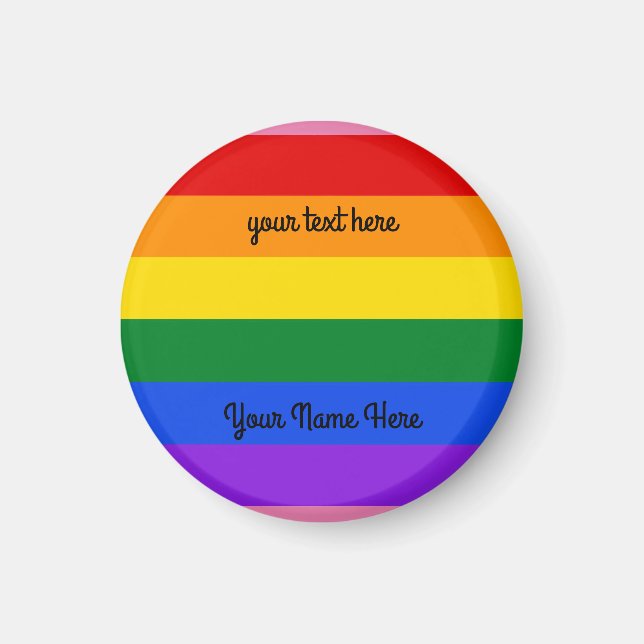 Rainbow #1 magnet (Vorne)