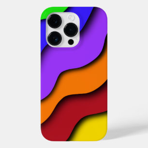 Rainbow 3D Cut Case-Mate iPhone 14 Pro Hülle