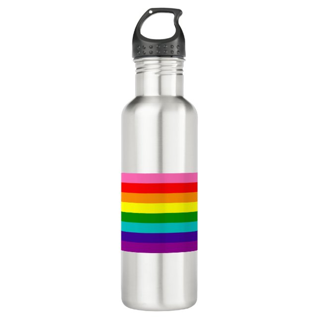 Rainbow 8 Prix Edelstahlflasche (Vorderseite)