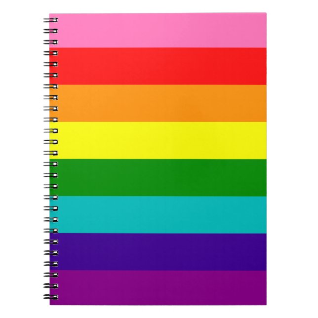 Rainbow 8 Prix Notizblock (Vorderseite)