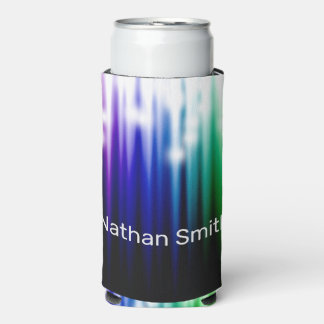 Rainbow abstract Glitter Texture  Selters Dosenkühler