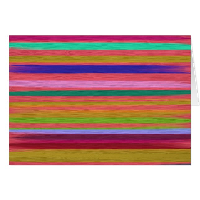 Rainbow abstrakte Kunststreifen (Vorderseite (Horizontal))