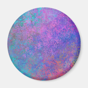 Rainbow Alcohol Tinte, hell Abstrakt Magnet
