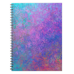 Rainbow Alcohol Tinte, hell Abstrakt Notizblock