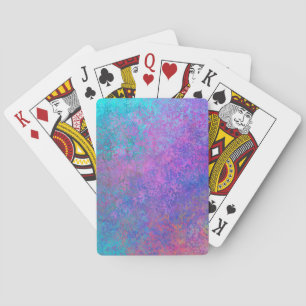 Rainbow Alcohol Tinte, hell Abstrakt Spielkarten