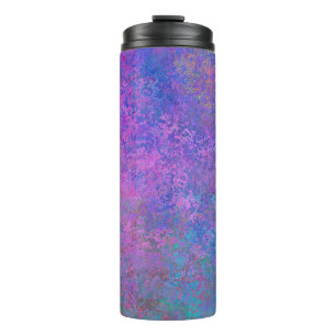 Rainbow Alcohol Tinte, hell Abstrakt Thermosbecher